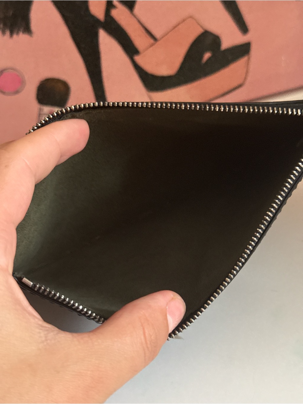 Louis Vuitton Black Epi Leather Wristlet Pouch - Picture 9 of 9